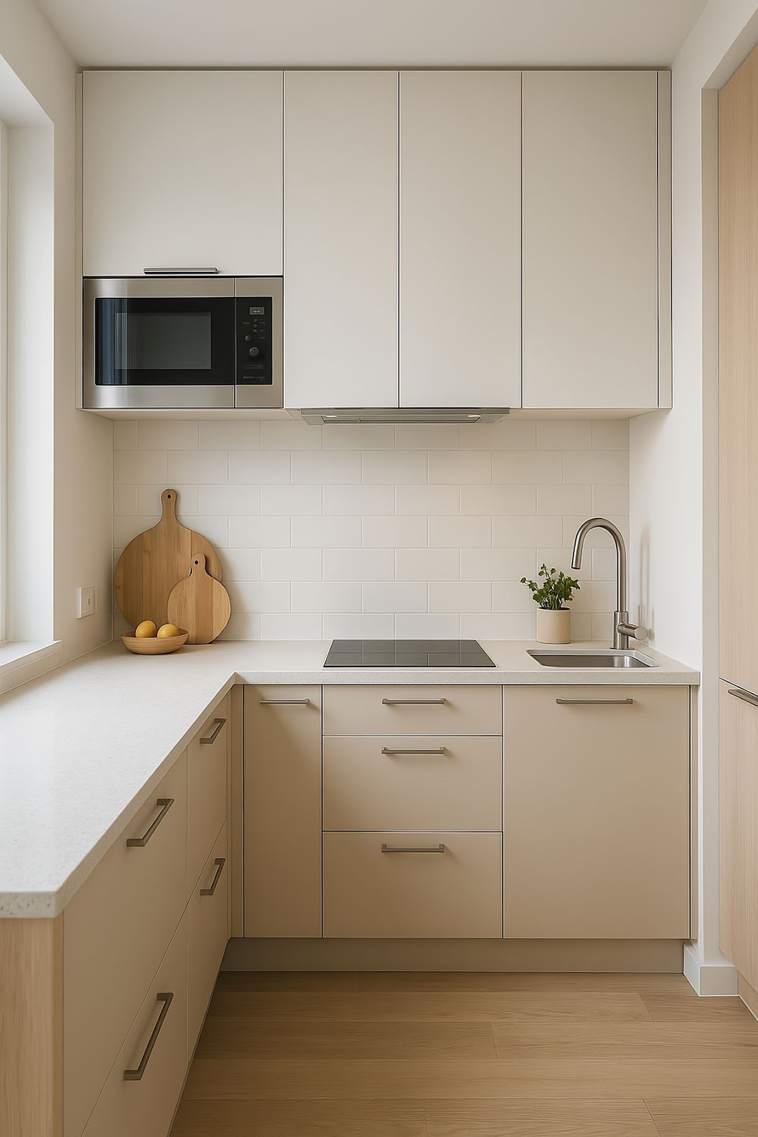 Bí quyết biến căn bếp nhỏ thành không gian tiện nghi và đẹp mắt - 4 Bí quyết biến căn bếp nhỏ thành không gian tiện nghi và đẹp mắt - 4